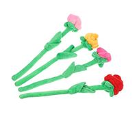 LIOOBO Soft Rose Plush Flower - 12 Inch Bendable Stem Simulation Roses - Ideal for ' Birthdays Weddings and Home Decor Occasions
