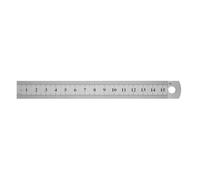 LIOOBO Stainless Steel Guitar Ruler 15cm Portable Multifunctional Metric Steel Ruler for Guitar String Action Gauge Accurate Straight Edge Tool