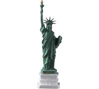 LIOOBO Statue of Liberty Sculpture New York City Liberty Island Collection Souvenirs Figurines Metal Model Decoration Green a