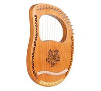 LIOOBO String Wooden Harp Beginner Lyre Full String Instrument for Adults Musical Harp Instruments for Adults Ancient Style Jew Safe Rounded Edges