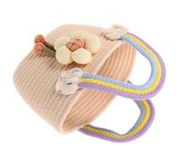 LIOOBO Tote Bag Handbag Large Capacity Cotton Rope for Women Lightweight with Spacious Interior, Comfortable to Carry in Chic Colourful Design for Vacation and Shopping