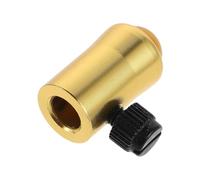 LIOOBO Tuning Fork Feet Accessory with Yellow Agate Bead, Universal Aluminium Holder for Sound Therapy Instruments, Lightweight Professional Tuning Fork Mount for Healing and Music Use