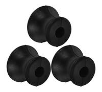 LIOOBO Tuning Fork Stand Rubber Base 3 Pack Compact Feet Accessory for Sound Therapy Meditation and Yoga Travel Use