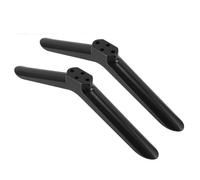 LIOOBO Tv 2pcs Featuring Tvs LED for Easy Installation, 40 or Inch Universal Stand Legs with Black Plastic Base Stable Support with Sl nd Stylish Living Room or Bedroom Use