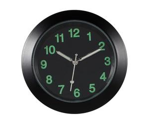 LIOOBO Universal Car Dashboard Clock, Air Outlet Clock, Glow-in-the-Dark Quartz Clock, Luminous Hands for Car Interior Decoration (Black)