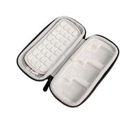 LIOOBO Wireless Microphone Storage Box Shockproof Protective Case for Wireless Organize Mic and Accessories for Travel Compatible with Handheld and Lavalier Microphones