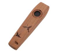 LIOOBO Wood Kazoo Musical Wind Instrument Flute Wooden Kazoo for Adults Musical Instrument Flute for Beginners Professionals