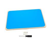 LIOOBO Wooden Balance Training Board Blue Sensory Seesaw for Coordination Strength Posture Development Fitness Balance Seesaw Educational Exercise Equipment