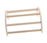 LIOOBO Wooden Chicken Perch Stand for Chicks and Birds Natural Roosting Rack Smooth Polished Surface for Comfort and Safety for Training and Exercise Sticks