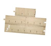 LIOOBO Wooden Growth Height Ruler Adhesive Height Chart for Wall Measurement and Growth Tracking Space-Saving Design for Decor and Development Records
