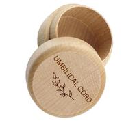 LIOOBO Wooden Keepsake Box and Compact Size for Newborns Umbilical Cord and Hair Storage with Unique Sealing Design Baby Shower Present for Boys and New Parents