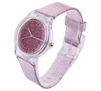 LIOOBO Wristwatch with Adjustable Glitter Silicone Band Childrens Watch with Creative Shiny Design Unique Fashion Pattern for Boys