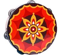 LIOONS Unique Shaman Drum Classic Drum Ethnic Wind Tambourine Ethereal Drum Colorful Pattern Hand Drum Shaman Drum Portable Tongue Drum Beginners distinctive sound
