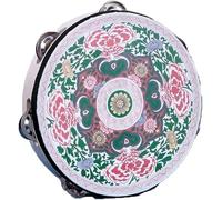 LIOONS Unique Shaman Drum Classic Drum Ethnic Wind Tambourine Ethereal Drum Colorful Pattern Hand Drum Shaman Drum Portable Tongue Drum Beginners distinctive sound