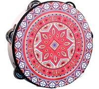 LIOONS Unique Shaman Drum Classic Drum Ethnic Wind Tambourine Ethereal Drum Colorful Pattern Hand Drum Shaman Drum Portable Tongue Drum Beginners distinctive sound
