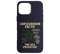 Liopleurodon Facts | Educational Prehistoric Marine Reptile Case for iPhone 16 Pro Max
