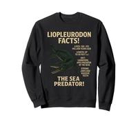 Liopleurodon Facts | Educational Prehistoric Marine Reptile Sweatshirt