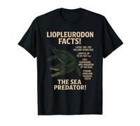 Liopleurodon Facts | Educational Prehistoric Marine Reptile T-Shirt