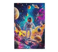 Liorosa 1000 Pcs Adults Jigsaw Puzzle - Astronaut’s Cosmic Voyage,Traverse Nebulas, Planets, And Twinkling Stars. Every Piece Sparks Your Inner Space Explorer,Suitable For Party Game Nights