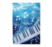 Liorosa 1000 Piece Puzzle For Adults Aquatic Symphony,Wooden Puzzle With Submerged Piano & Dancing Notes,Ideal For Relaxation And Family Fun,Exercise Hands-On Ability And Thinking Patience
