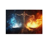 Liorosa 1000 Piece Puzzle For Adults Equilibrium Of Star Sky - Fun Libra Zodiac Series Puzzle,Wonderful Imagination,Relax And Enjoy The Fun Of Solving Puzzles,Unique And Beautiful Design