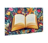 Liorosa 500 Piece Puzzle For Adults Wisdom'S Garden,Book And Vibrant Colors Flower,Unique And Beautiful Design,Premium Book Lover'S Gift,Hands-On Assembly Of Your Home Décor Wall Art