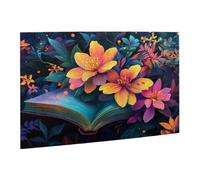 Liorosa 500 Pieces Of Adult Wooden Puzzle Botanical Revelation,Challenging Magical Book Puzzle,Every Piece Is Unique,Ideal For Relaxation And Family Fun,Gift For Book And Reading Lovers