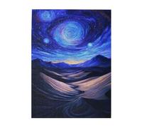 Liorosa Celestial Waltz Jigsaw Puzzles For Adults 500 Pieces, Starry Sky In The Desert,Vibrant And Unique Design,Suitable For Party Game Nights,Enjoy The Puzzle Solving Process