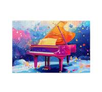 Liorosa Color Piano Jigsaw Puzzles For Adults 1000 Pieces, Fun Watercolor Design,Exercise Hands-On Skills And Thinking,Great For Relaxation And Display For Puzzle Enthusiast,Stunning Artwork