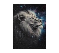 Liorosa Cosmic Lion Jigsaw Puzzles For Adults 500 Pieces, Vibrant Space Scene,Wonderful Imagination,Relax And Enjoy The Fun Of Solving Puzzle,Exercise Hands-On Ability And Thinking Patience