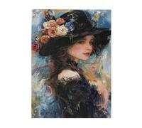 Liorosa Elegant Oil Painting Design Jigsaw Puzzles For Adults 500 Pieces, Beautiful Woman In The Secret Garden,Soft Color Aesthetics,Every Piece Is Unique,Gift Suitable Family Friends