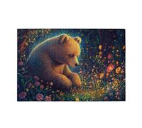Liorosa Enchanted Forests Guardian 1000 Pcs Jigsaw Puzzle For Adults, Wooden Puzzle With Flowers & Starry Canopy,Exploratory Hobbies And Challenges,Fun Activities For The Holidays With The Family