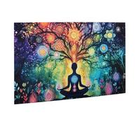 Liorosa Enlightenment Grove Jigsaw Puzzles For Adults 500 Pieces,Chromatic Meditation Scene With Pulsing Root System,Wonderful Imagination,Unique And Beautiful Design,Gift For Friend