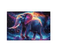 Liorosa Interstellar Giant 1000 Pcs Vibrant Jigsaw Puzzle,Gradient Blue-Purples Wooden Puzzles,Wonderful Imagination,Suitable For Party Game Nights,Fun Activities For The Holidays With The Family
