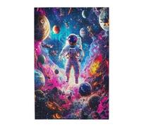 Liorosa Jigsaw Puzzles For Adults 1000 Pieces Beyond The Milky Way,Colors Burst Galaxies, Rocket Ships, And A Fearless Astronaut.Challenging Brain Exercise,Unique Artwork For Adult