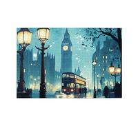 Liorosa jigsaw puzzles for adults 1000 pieces classic city nocturne,enchanting london night wooden puzzle,pleasure both body and mind,relax and enjoy the fun of solving puzzles