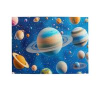 Liorosa Jigsaw Puzzles For Adults 500 Pieces Colorful Planet, Fun Cartoon Style Universe,Every Piece Is Unique,Exploratory Hobbies And Challenges,Relax And Enjoy The Fun Of Solving Puzzles