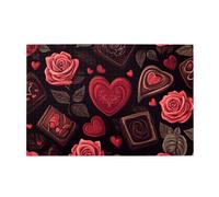 Liorosa Love'S Temptation Puzzles For Adults 1000 Pieces,Chocolates With Rose & Fresh Blooms,Vibrant And Unique Design,Pieces Fit Together Perfectly,Challenging Brain Exercise