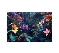 Liorosa Moonlit Oasis 1000 Pieces Of Adult Wooden Puzzle,Tropical Flora With Iridescent Beetles On Mossy Logs, Challenging Rainforest Scene,Deep Relaxation For Yourself,Gift For Friend
