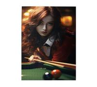 Liorosa Puzzles For Adults 500 Pieces Elegant Billiards Master,Vintage Victorian Style,Challenging Brain Exercise,Enjoy The Puzzle Solving Process,Funny Artwork For Adult