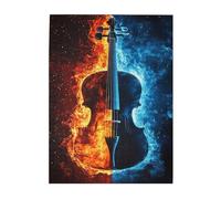 Liorosa Puzzles For Adults 500 Pieces Legendary Violin Of Fire & Ices, Fantasy Watercolor Art,Suitable For Family Recreation And Home Wall Decor,Exercise Hands-On Skills And Thinking