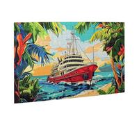 Liorosa Sailor'S Haven Jigsaw Puzzles For Adults 500 Pieces, Chromatic Coastal Puzzle With Turquoise Waters & Coral Sand,Pieces Fit Together Perfectly,Ideal For Relaxation And Family Fun