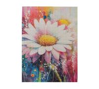 Liorosa Stunning Visual Feast Of Daisies Puzzles For Adults 500 Pieces,Vibrant Colors. Every Piece Is Unique. For Relaxation And Display For Puzzle Lovers. Charm Gift For Friends.