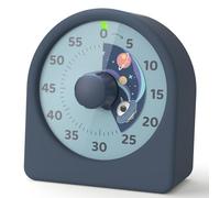 LIORQUE Visual Timer for Kids, Rechargeable Visual Pomodoro Countdown Kids Timer Clock 'Space Ship' Design and Magnetic Back, Time Management Tool for Teaching