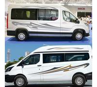 LIOUFTT 4PCS Car Long Side Stripes Stickers Auto DIY Vinyl Decals,Fit For Mercedes Benz Sprinter Camper Van Motorhome Accessories