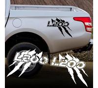 LIOUFTT Car Claw Styling Sticker,Fit for Mitsubishi L200 Triton 4X4 Barbarian Trim Pickup Truck Bed Side Decor Decal Accessories