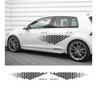 LIOUFTT Car Door Side Stickers Vinyl Decals,Fit For VW Golf 4 5 6 7 TSI TCR GTD GTI MK4 MK5 MK3 MK2 MK7 Polo Auto Accessories