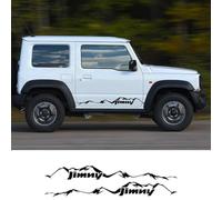 LIOUFTT Car Door Side Stickers Vinyl Film Decor Decals,Fit For Suzuki Jimny JB73 JB74 Graphics Mountain Styling Auto Accessories