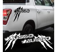 LIOUFTT Car Sticker Pickup Truck Bed Graphics Claw Styling Decor Decal,Fit for Ssangyong Musso Auto Tuning Accessories