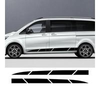 LIOUFTT Car Stickers Van Side Body Stripes Graphics Vinyl Decals,Fit For Mercedes Benz Vito Viano V Class W447 W639 Accessories